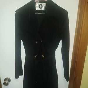 SNOWMAN black trench coat